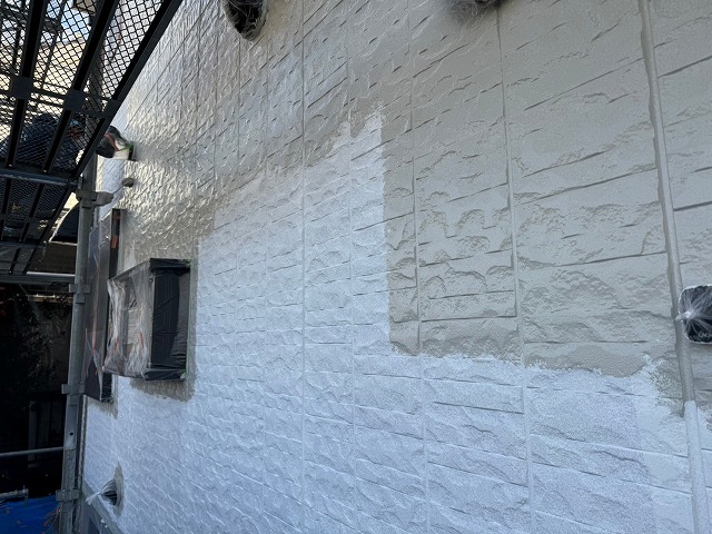 牛久市で外壁の塗り替え工事